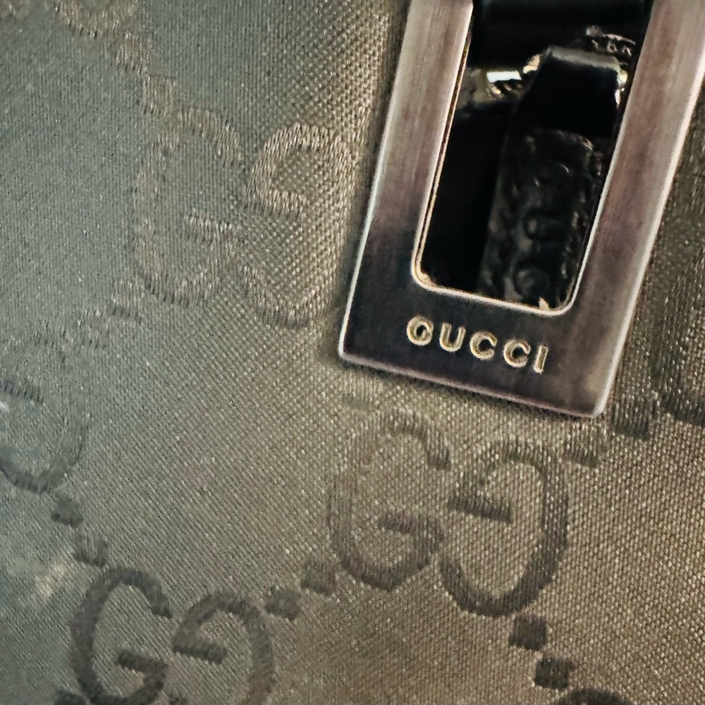 Gucci Black Monogram Tote - Picture 12 of 15